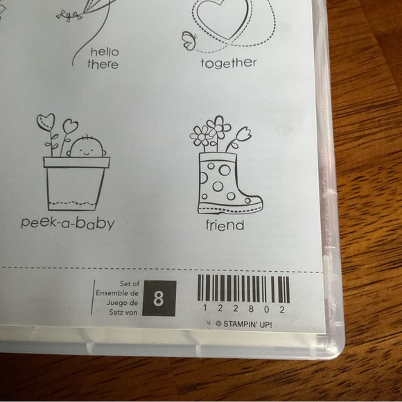 Stampin Up! Hostess Set - Happy You set of 8 clear mount stamp set - Picture 2 of 5